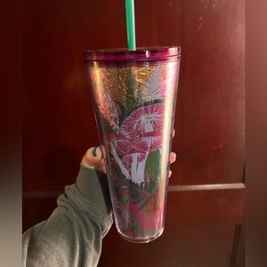 Mushroom Starbucks venti tumbler